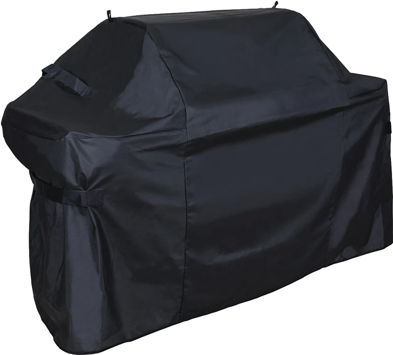 Deluxe Black Grill Cover 61 In. W X 42 In. H X 29 In. D For Gas Barbecue Grills