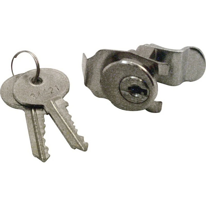 Nickel Steel Counter Clockwise Mailbox Lock S4127 With 2 Keys