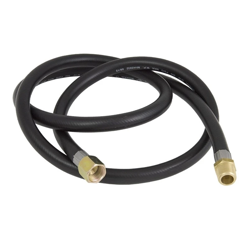 Liquid Propane Grill Hose, 5 Feet Length, Durable and Flexible Connection Hose