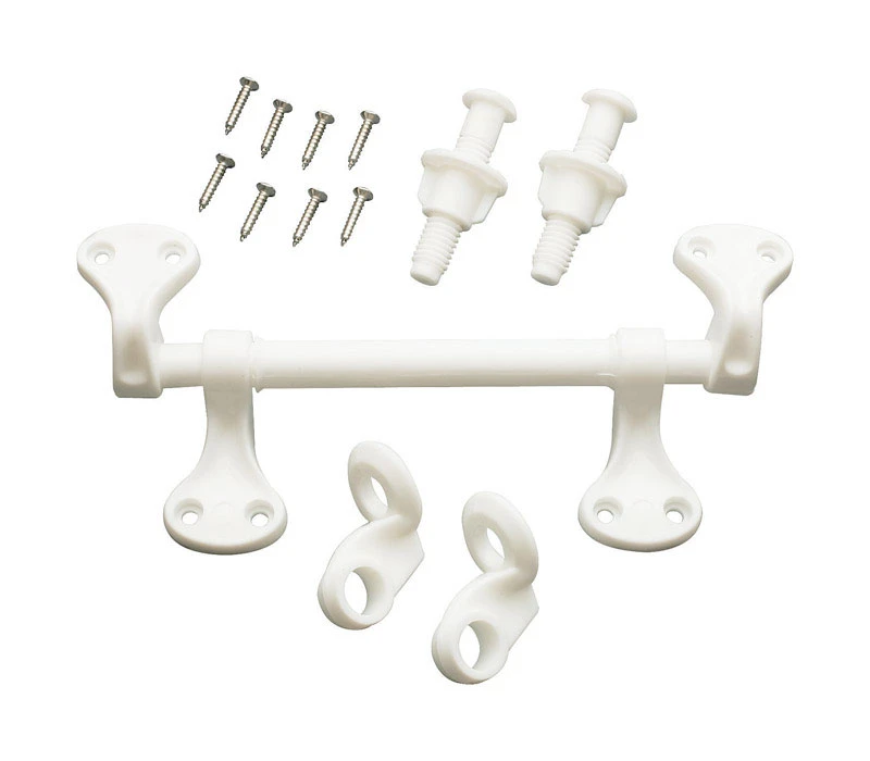 Pp835-36 Universal Toilet Seat Hinge White Plastic With Rust-proof Hardware