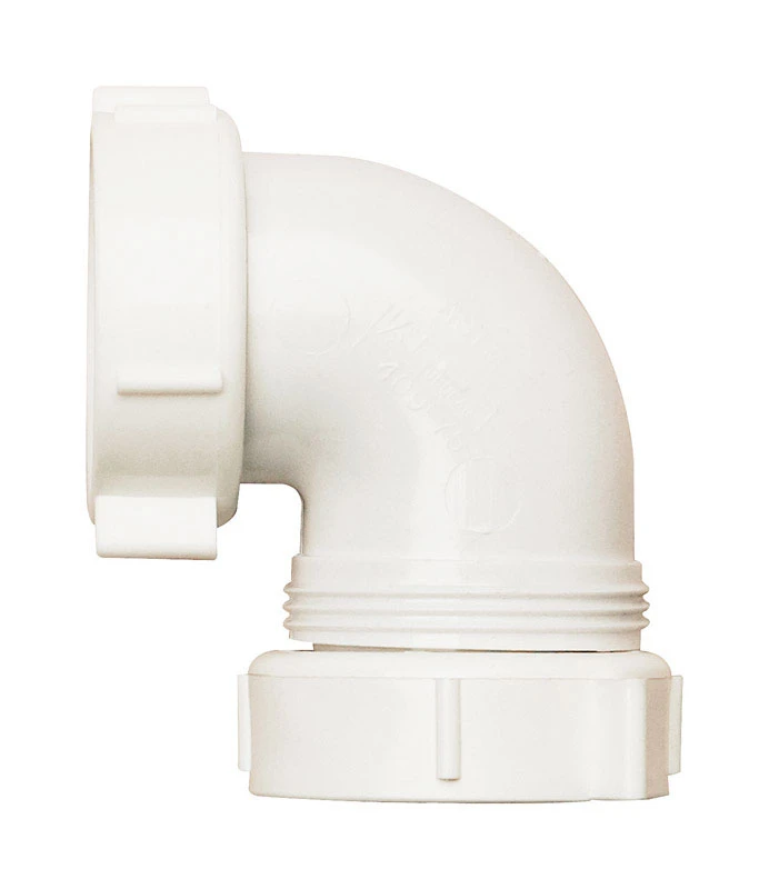 1-1/2 In. Diameter X 4-1/2 In. Length Plastic 90 Degree Elbow