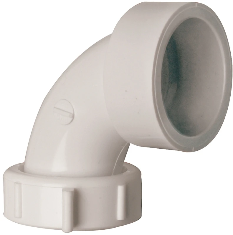 1-1/2 In. Diameter Plastic 90 Degree Elbow Pp55-11 For Kitchen Sink