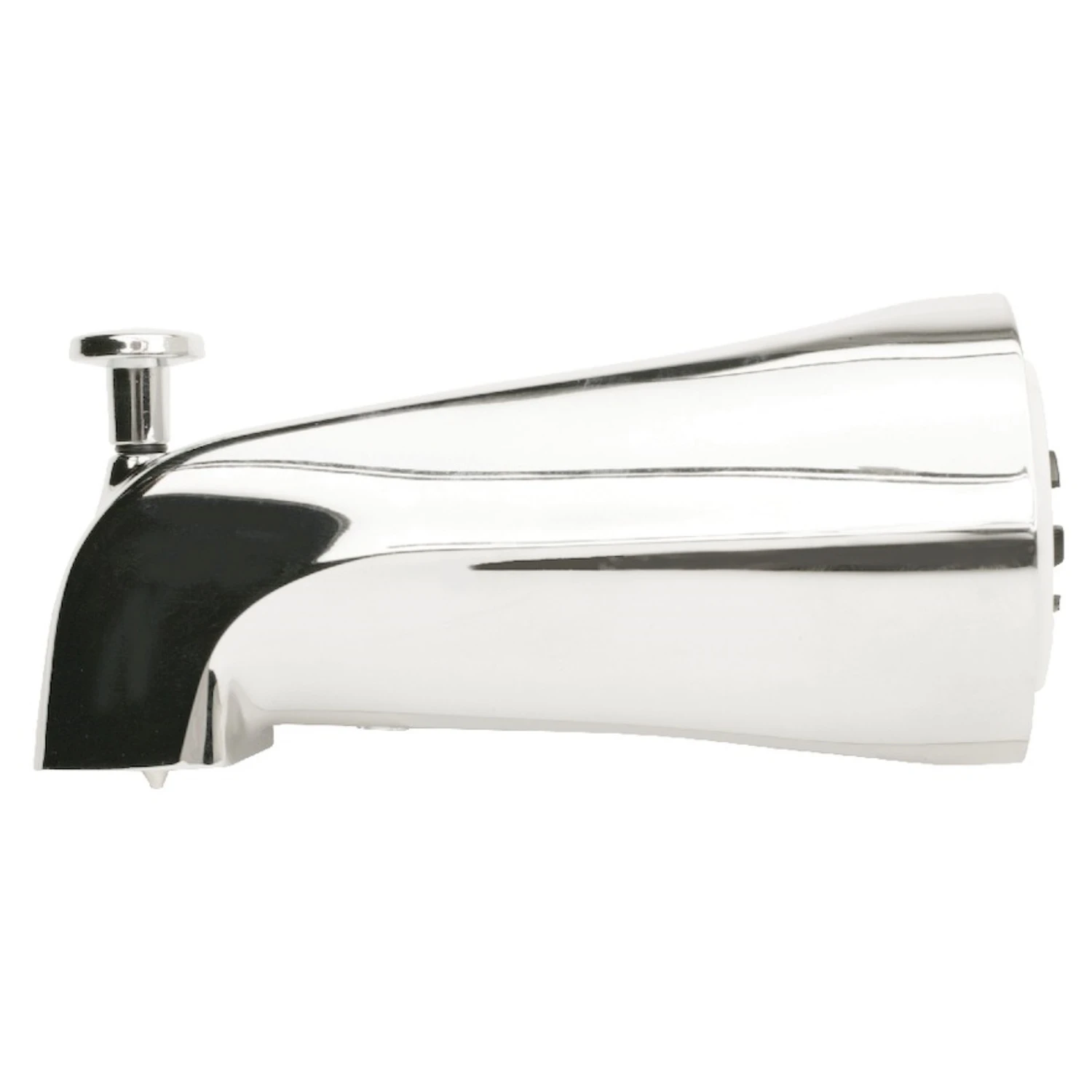 1-handle Chrome Tub Spout With Diverter And Adapter Kit