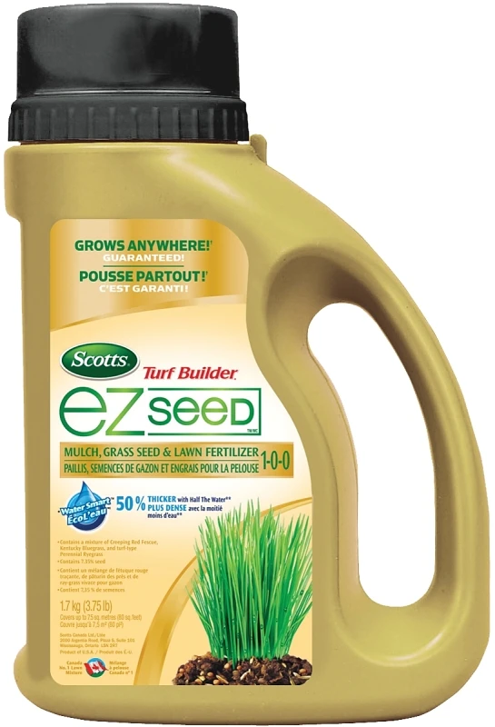 Scotts Turf Builder Ez Seed Patch & Repair 1.7 Kg Jug For Lawn Care