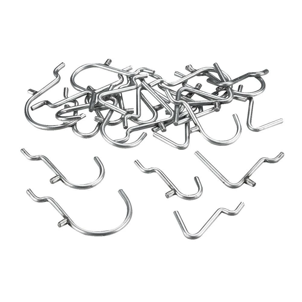 1 Lb. 1/8 In. Metal Utility Hooks For 2 In. Pegboard (26 Pk)