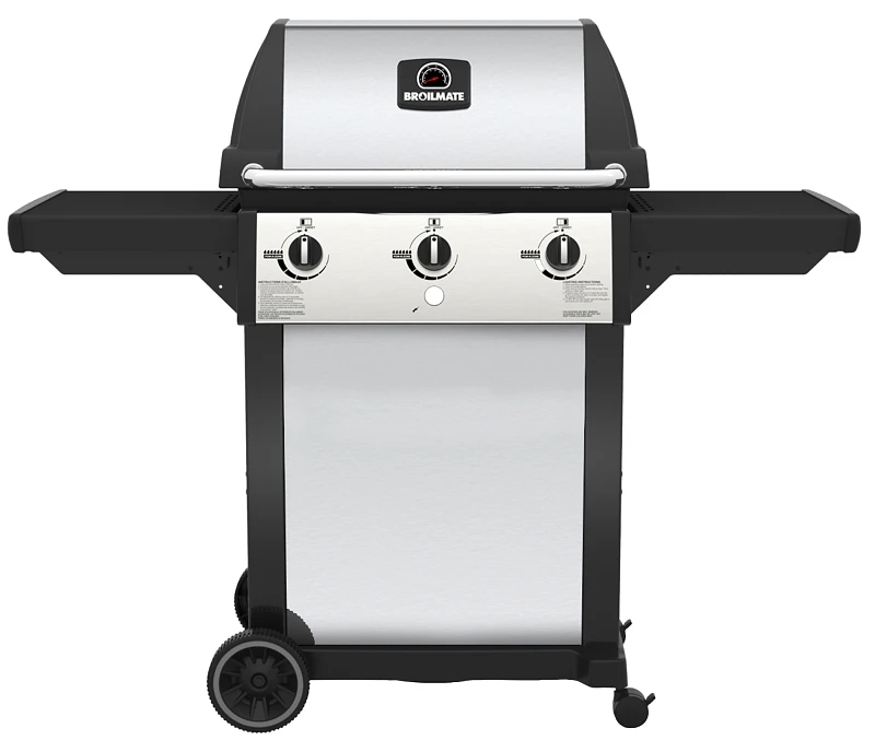 116454s 3-burner Lp Gas Grill, 400 Sq-in Cooking Surface, 40,000 Btu