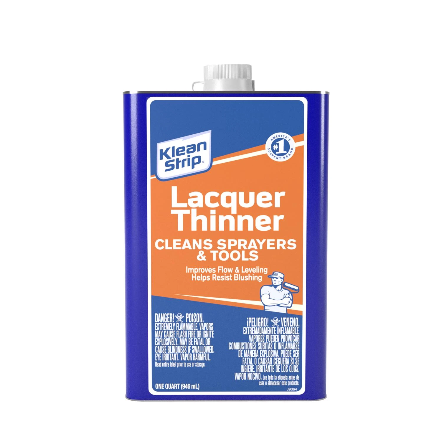 Lacquer Thinner 1 Quart - High-solvency, Medium-drying Formula