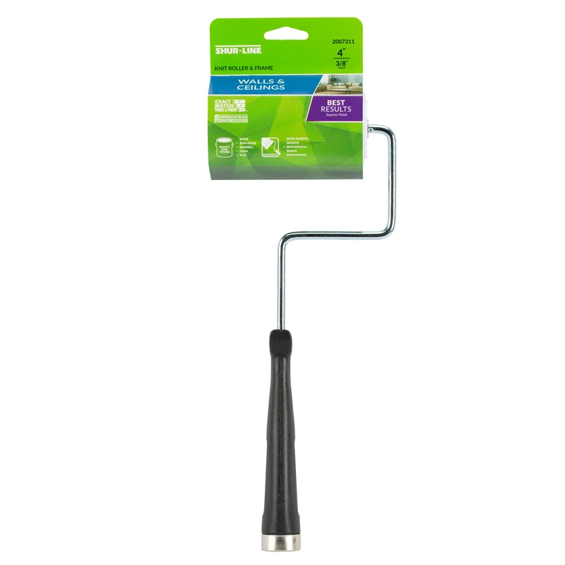 4 In. Trim Paint Roller Frame And Cover With Threaded End