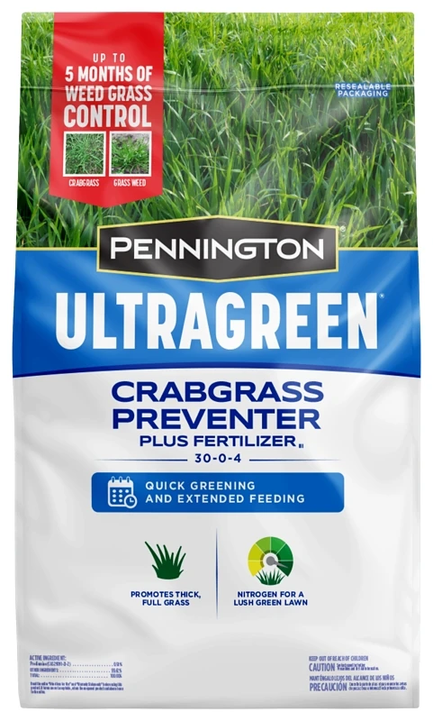 30-0-4 5m Crabgrass Preventer Plus Fertilizer 12.5 Lbs