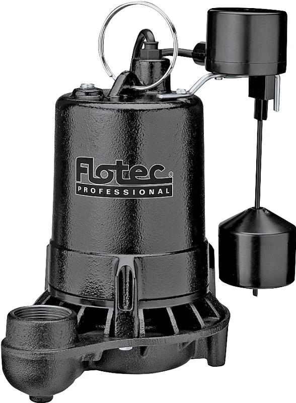 3/4 Hp 5,280 Gph Cast Iron Vertical Float Switch Submersible Sump Pump