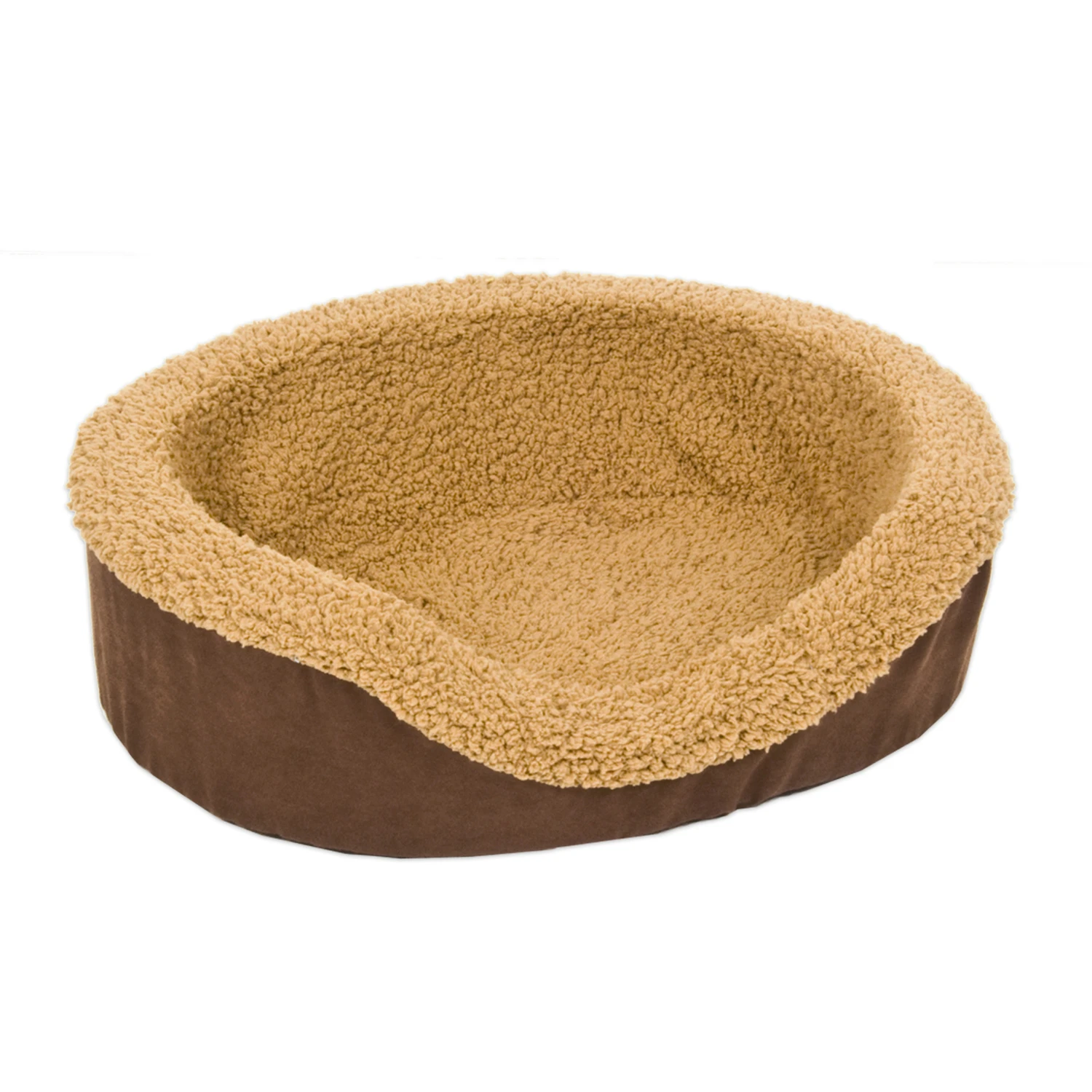 Assorted Faux Micro Suede Pet Bed 5 In. H X 14 In. W X 17 In. L