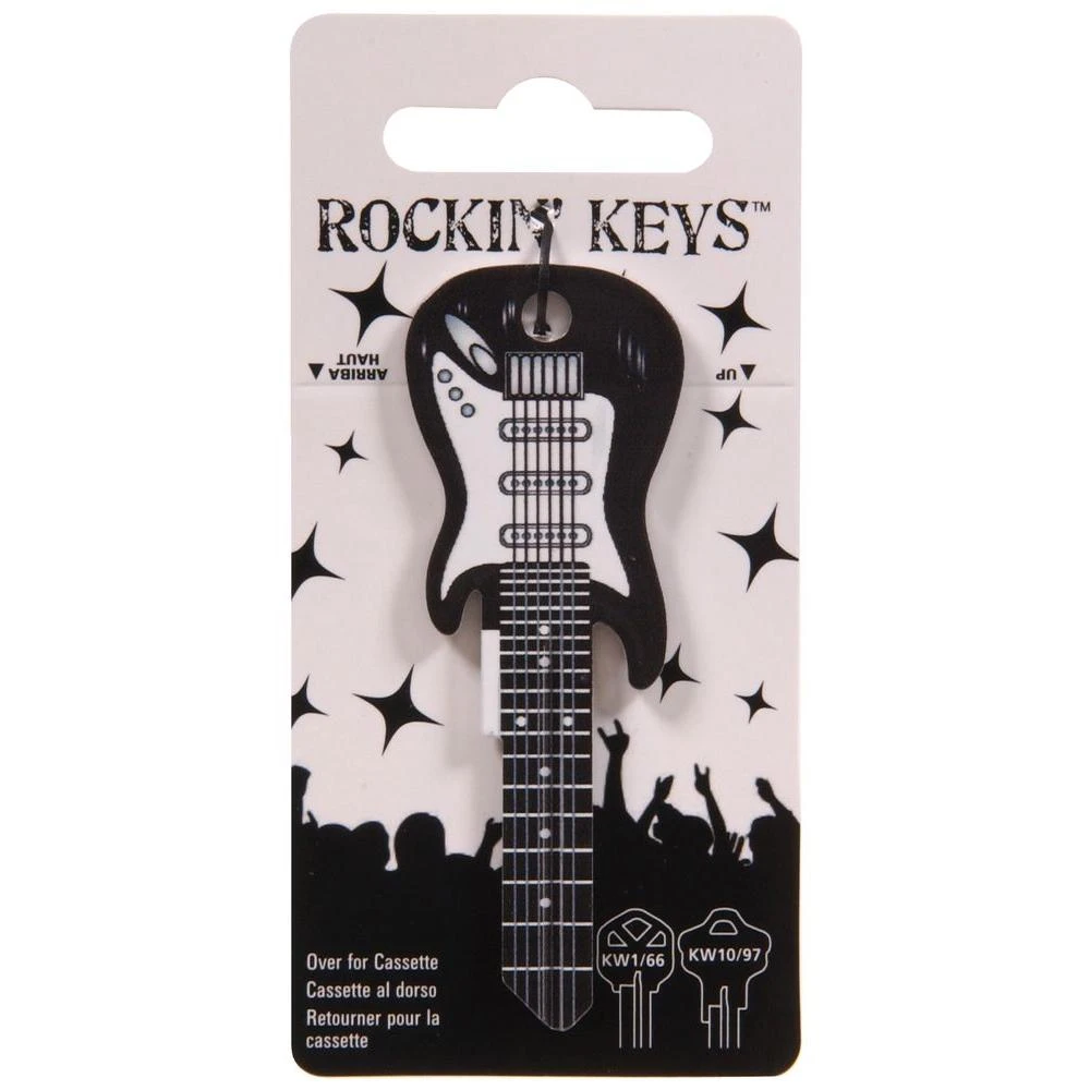 #66 Rockin' Electric Guitar Key - Black
