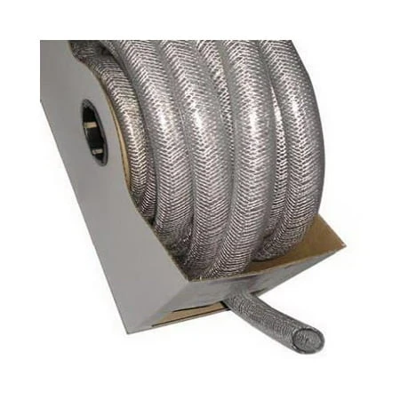 Clear Braided Reinforced Pvc Hose 1-1/2 Inch I.d. X 1.937 Inch O.d. X 25 Ft.