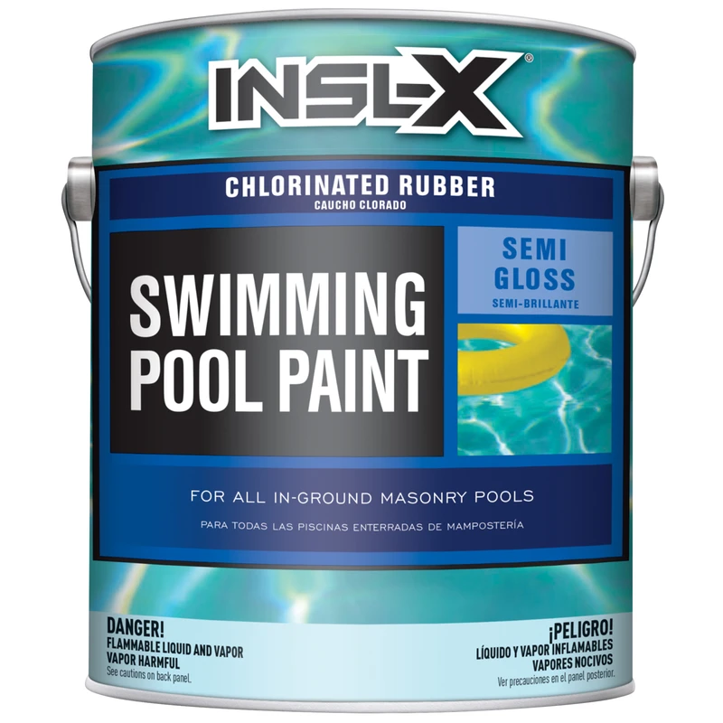 Semi-gloss Royal Blue Water-based Chlorinated Rubber Pool Paint 1 Gallon