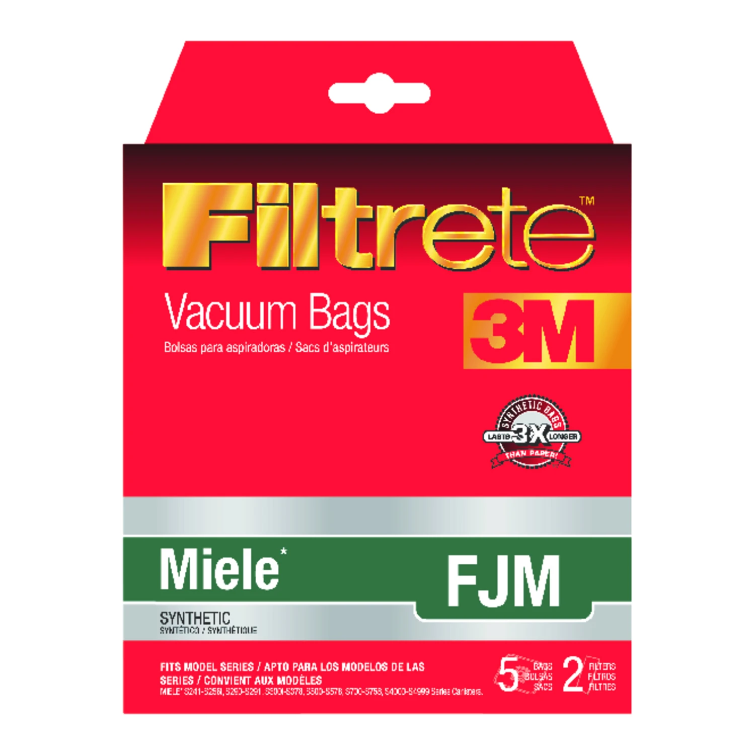 3M Filtrete Vacuum Bag For Hoover type A 5 pk