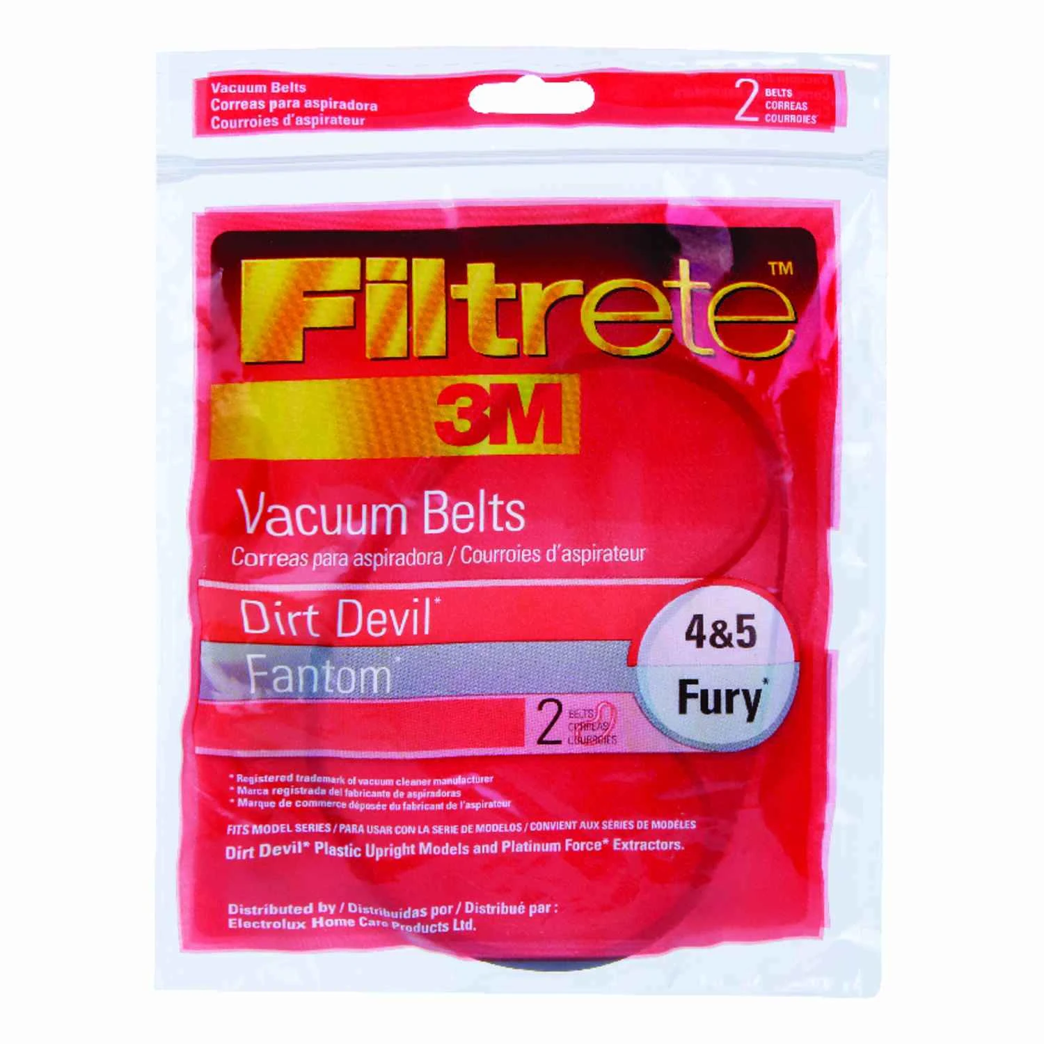 Dirt Devil Style 4/5 Vacuum Cleaner Belt (2-Pack)