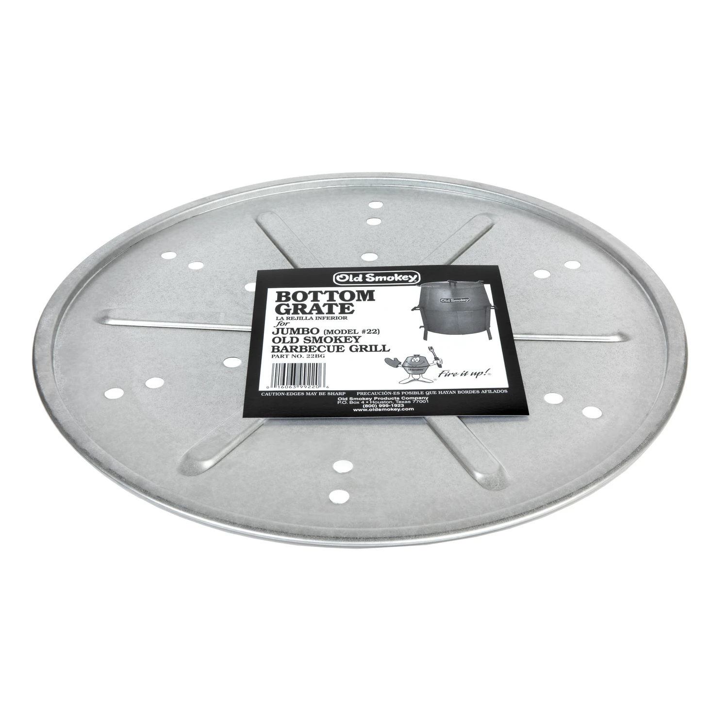 Old Smokey 19 In. Dia. Aluminized Steel Bottom Grill Grate Replacement