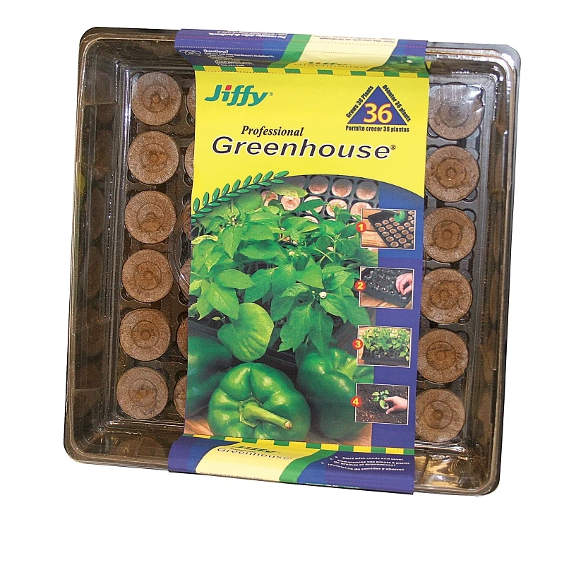 36-cell Peat Pellet Greenhouse Starter Tray - Model 5049
