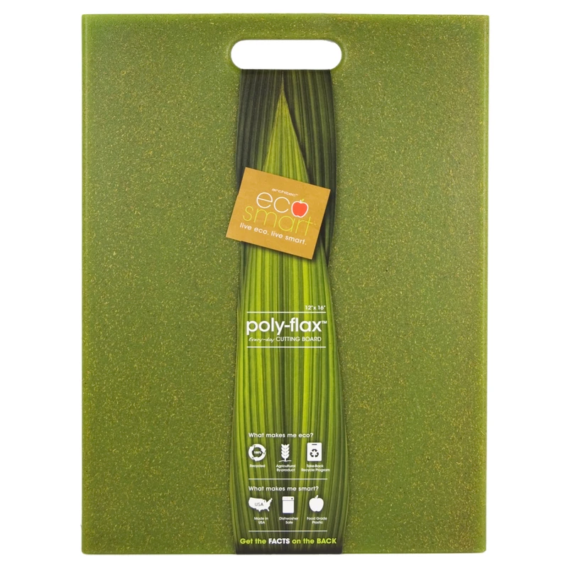 Ecosmart 16 In. L X 12 In. W Poly-flax Cutting Board - Eco-friendly Kitchen Essential