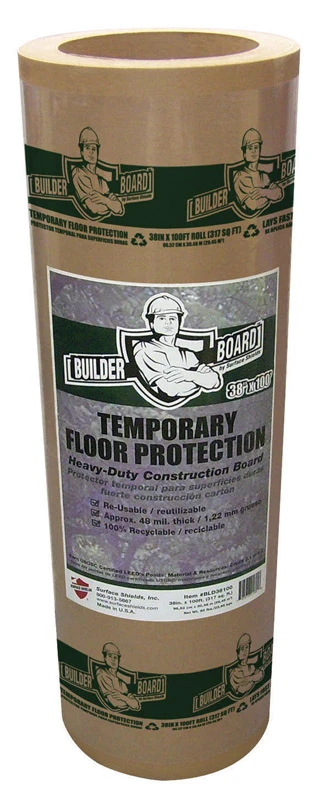 Builder Board 38 In. X 100 Ft. Heavy Duty Floor Protector