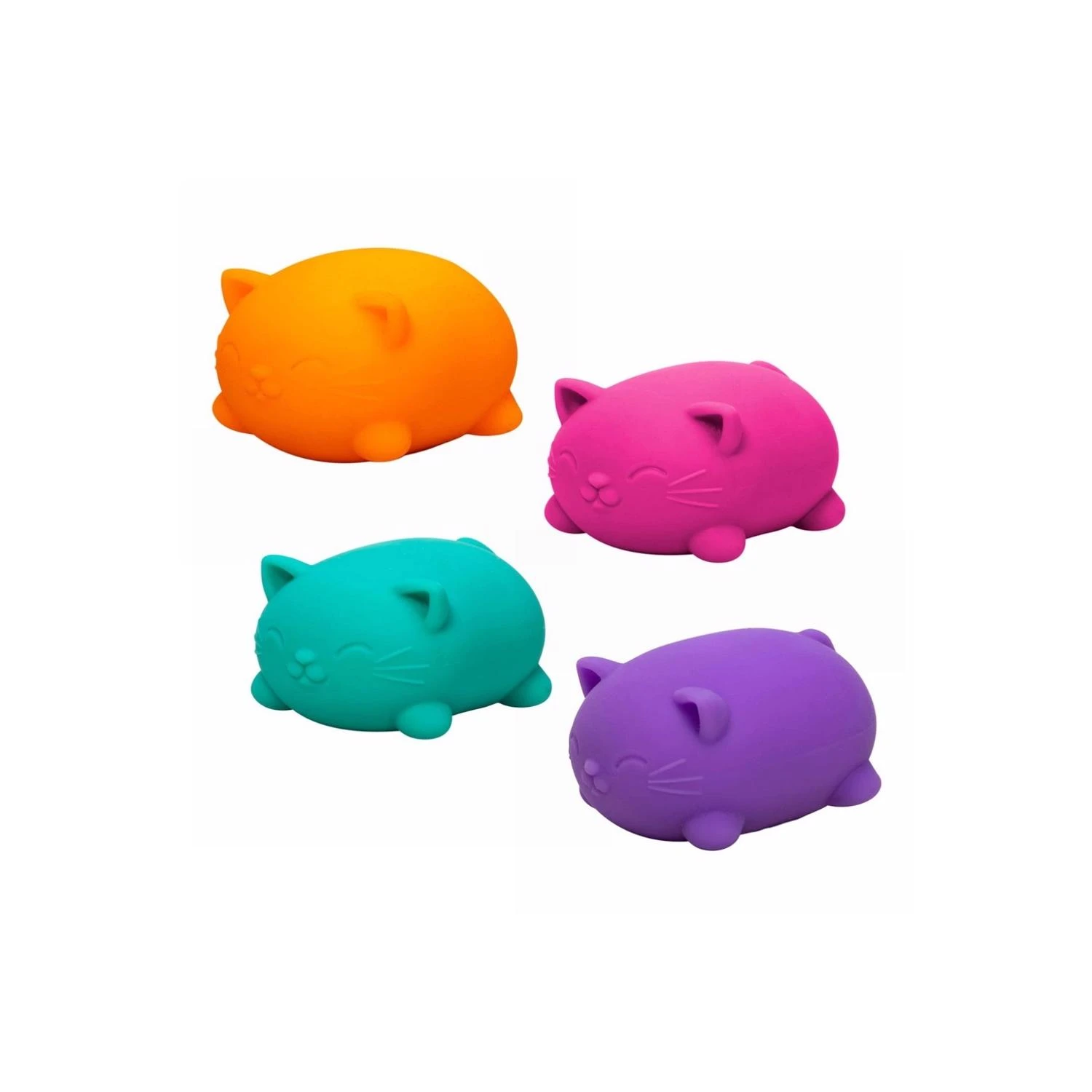 Needoh Cool Cat Assorted Stress Ball - 6.75" X 6.05" X 7.4"