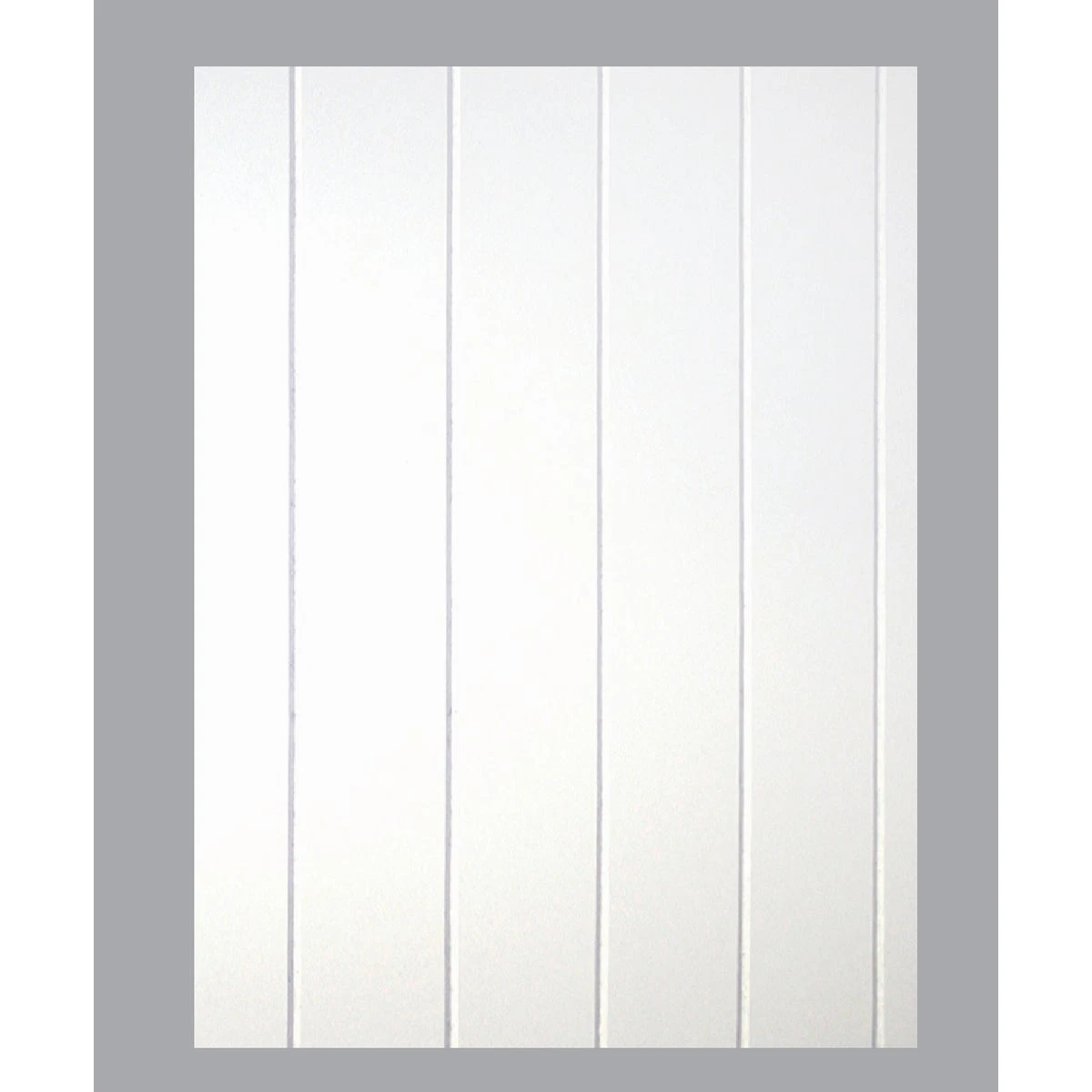 4 Ft. X 8 Ft. X 3/16 In. White Dover V-groove Wall Paneling