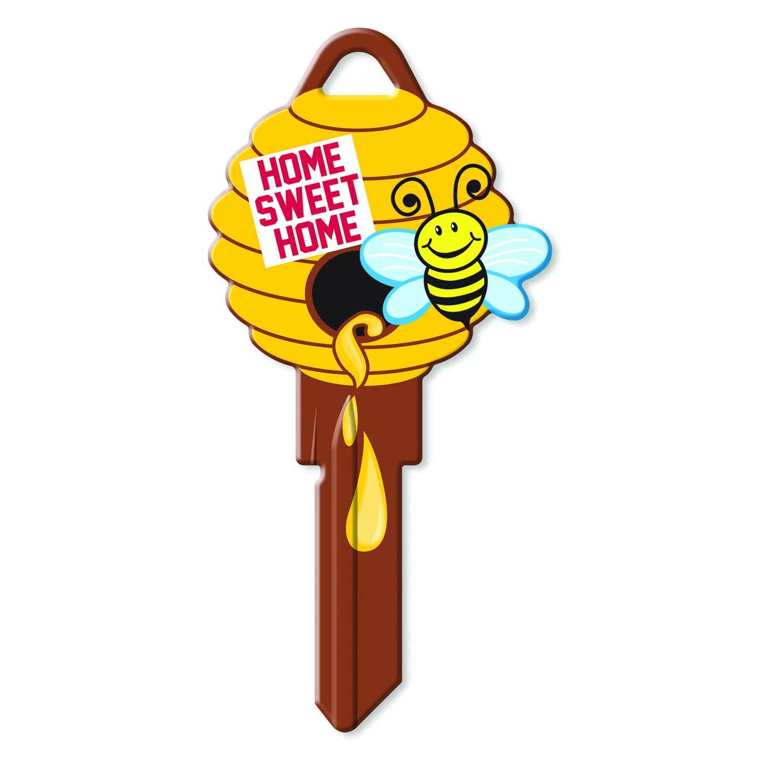 Hy-ko Home Sweet Home Bee House Key Blank Sc1 Xl Single Sided For Schlage Locks
