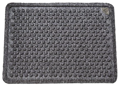 Dr Doormat DRDBB1824CH 18 x 24 x 0.38 in. Antimicrobial Treated Indoor Apartment Mat Charcoal Gray