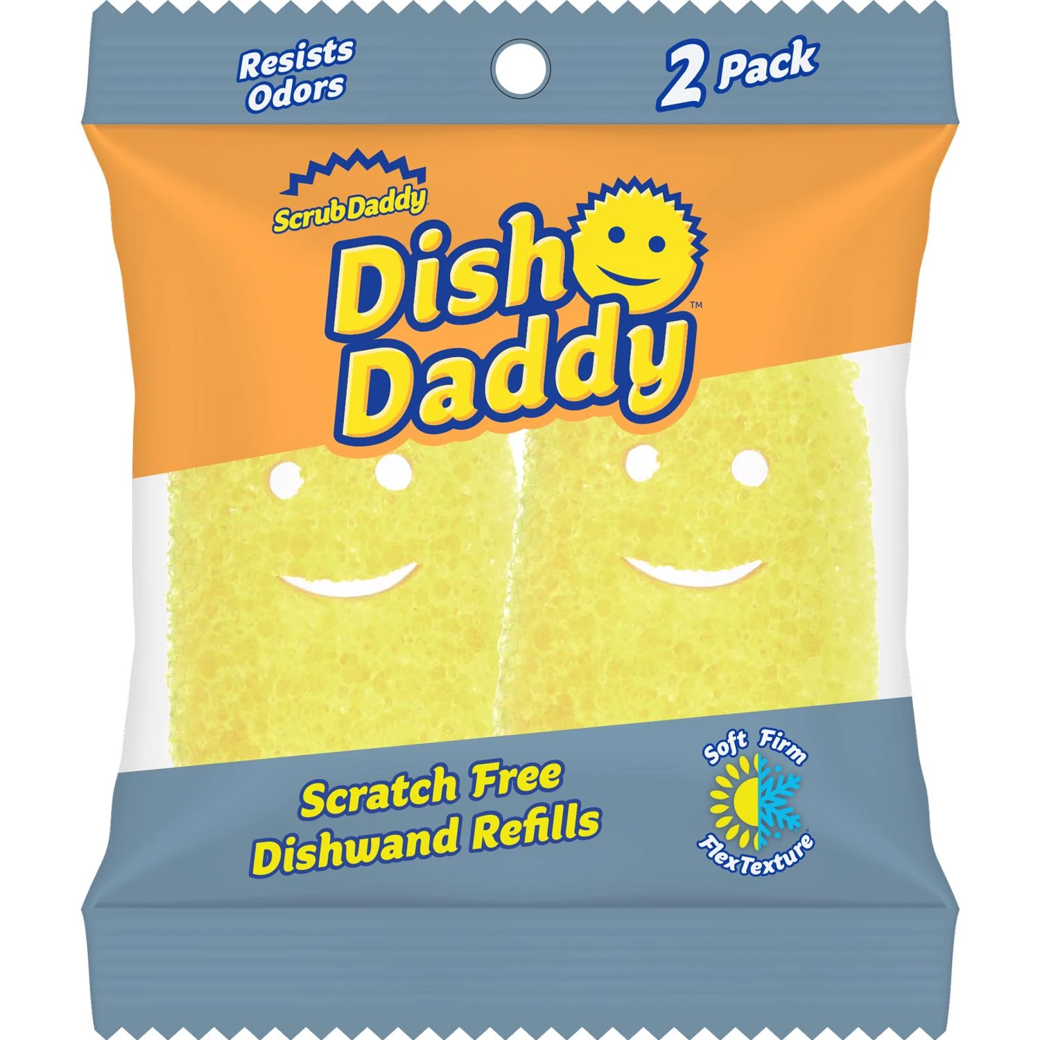 Scrub Daddy Dish Daddy Dishwand Refill Head (2-Pack)