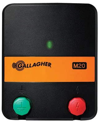 G331414 Electric Fence Charger M20, 0.2 Joules For 8 Acres