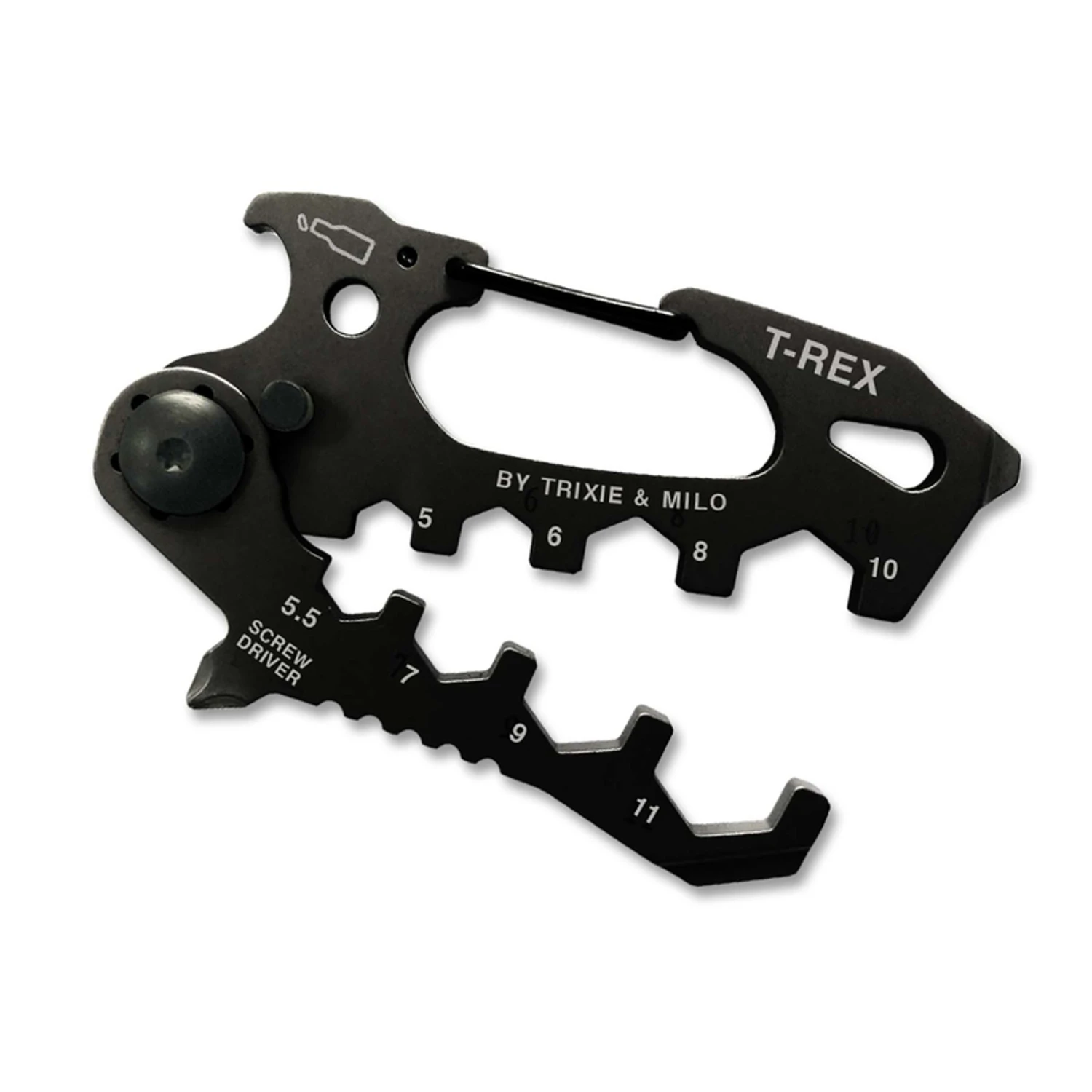 T-rex Carabiner Multi-tool 15 Tools Black