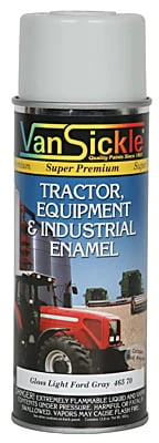 12 Oz. Light Ford Gray Enamel Spray Paint For Farm And Equipment