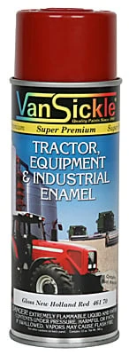 12 Oz. Enamel Spray Paint - New Holland Red For Equipment And Industrial Use