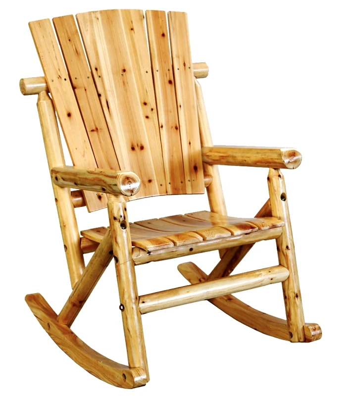 Aspen Natural Wood Frame Rocking Chair Tx 95100 Outdoor Seating
