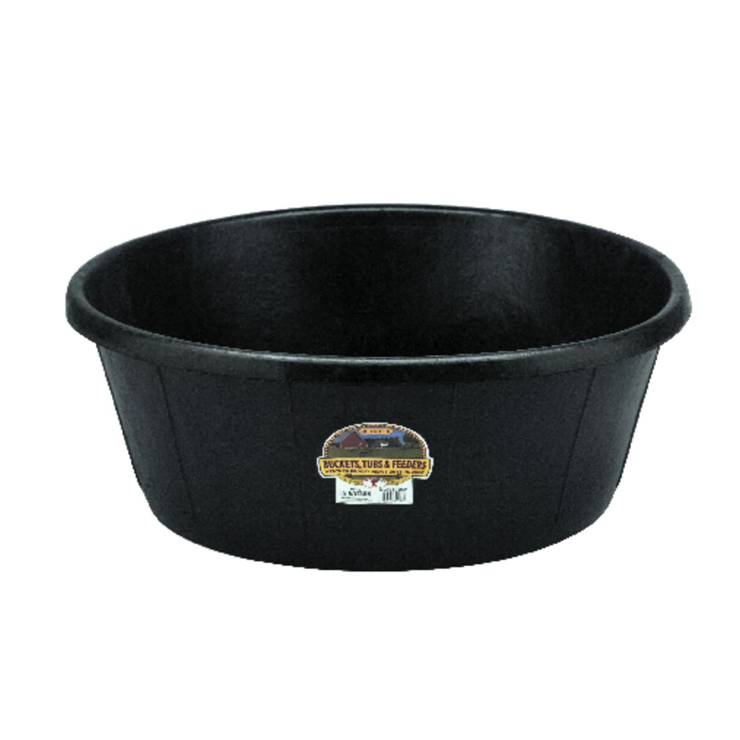 15 Gallon Rubber Feeder Pan For Livestock - Model Hp-15