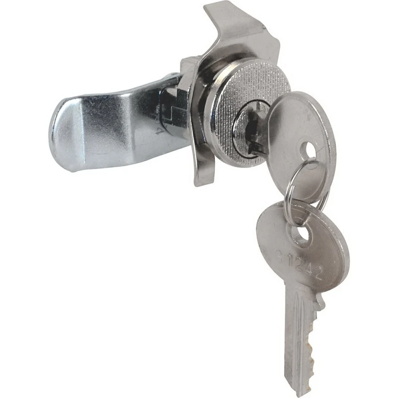 Brushed Nickel Steel Counter Clockwise Mailbox Lock S4125 With 2 Keys