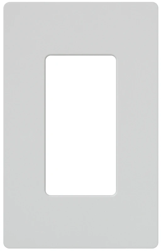 Lutron Claro White 1 gang Plastic Wall Plate 1 pk