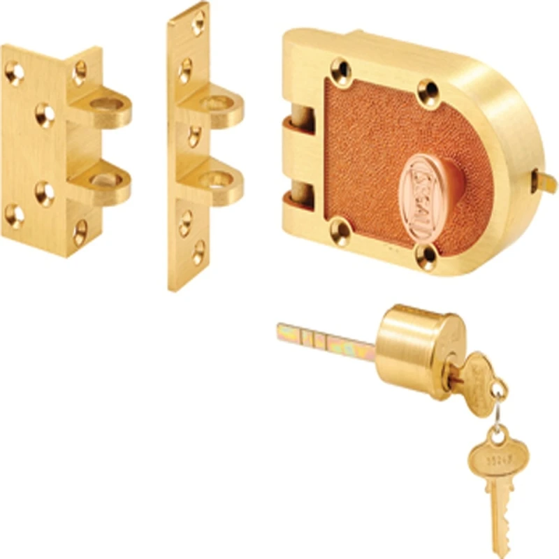 Segal Brushed Brass Solid Bronze Alloy Deadbolt Se 15361