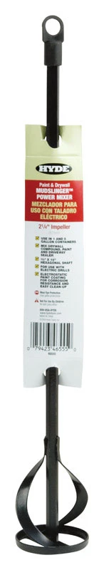 Mudslinger 2-1/4 In. W X 16 In. L Steel Paint Mixer For 1 And 5 Gallon Containers