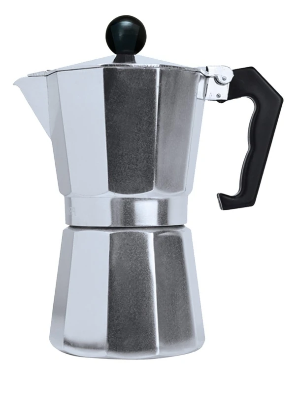 Tes-3306 6-cup Aluminum Stovetop Espresso Coffee Maker