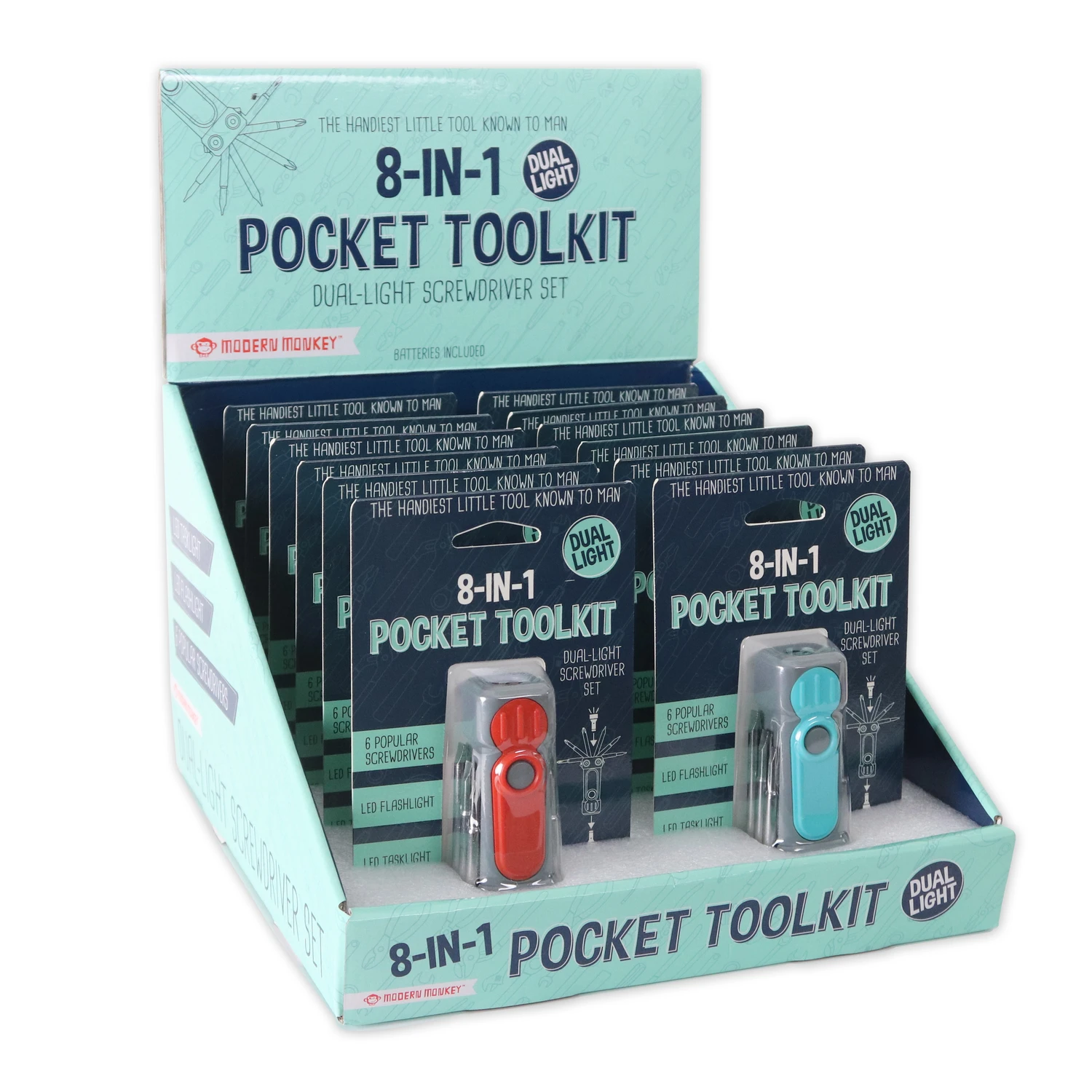 8-in-1 Pocket Screwdriver Set With Case - Versatile Hand Tool