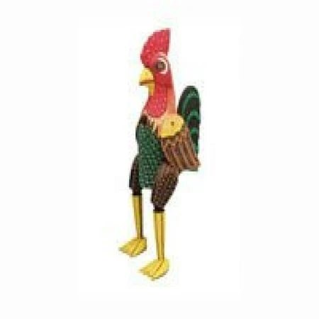 Se3880032 Hinged Rooster Birdhouse - Durable And Stylish Design