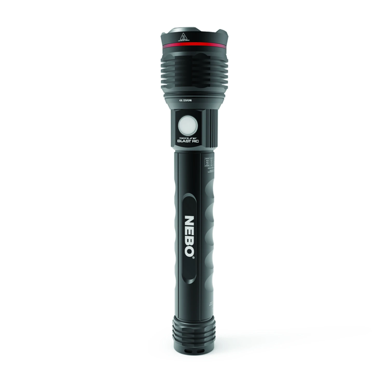 Redline Blast Rc 3200 Lumens Black Led Rechargeable Flashlight With 18650 Battery