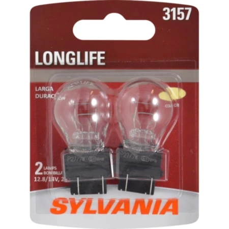 3157 Long Life Miniature Clear Bulb, 3157LL BP2, 2-Pk.