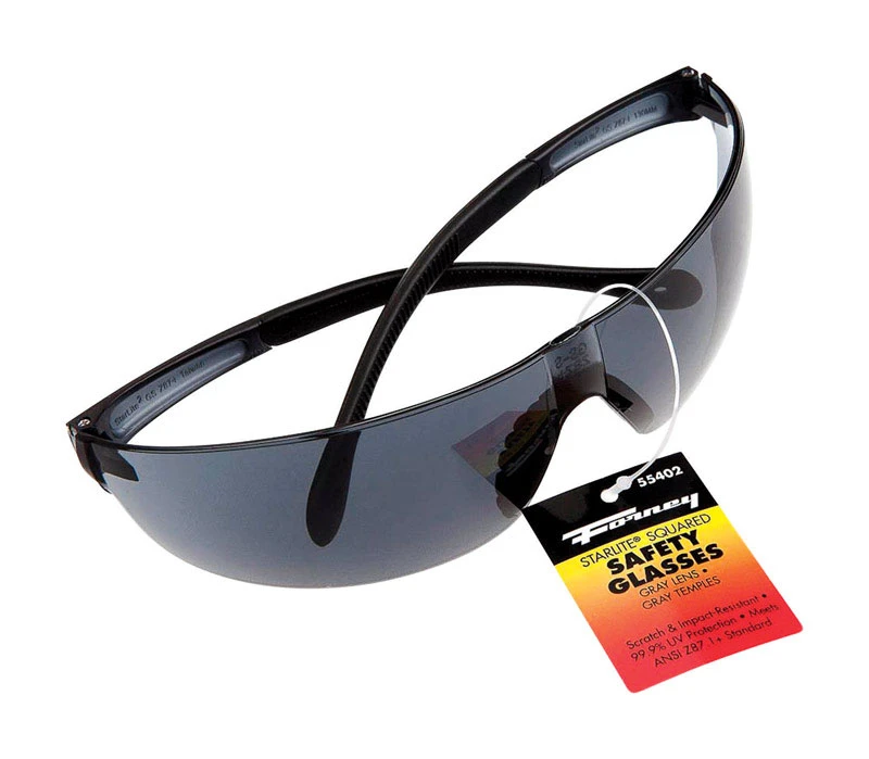 Starlite Squared Impact-resistant Safety Glasses Gray Lens Model 55402