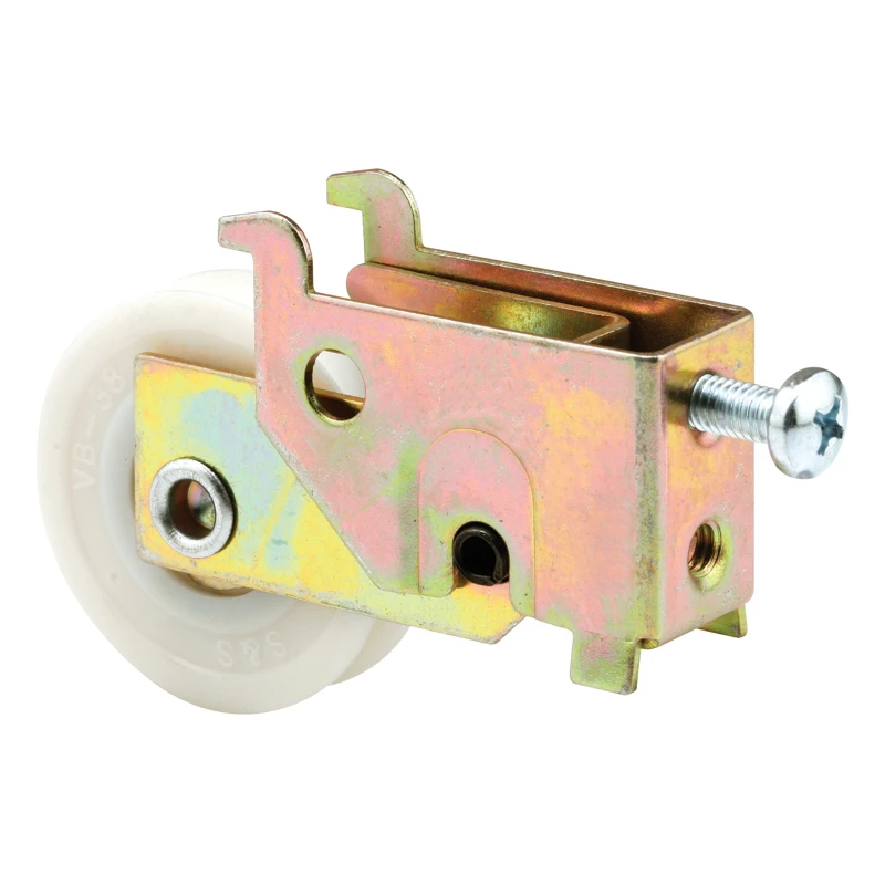 Prime-Line 1-1/2 in. Dia. x 3/4 in. L Plastic/Steel Roller Assembly 1 pk