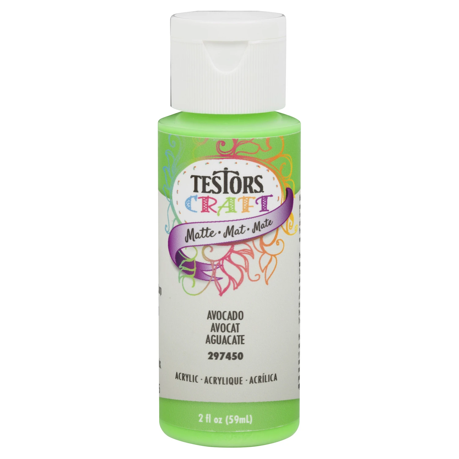 Matte Avocado Craft Spray Paint 2 Ounce - Versatile Acrylic For All Surfaces