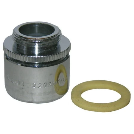 Chrome Faucet Aerator with 2.2 Gallons Per Minute Flow Rate and 11/16-27 Male Thread