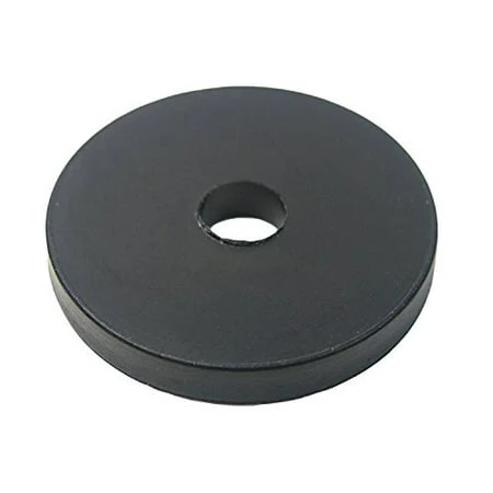 Flat Faucet Bibb Washer, Black, 1/2L, 6-Pk.