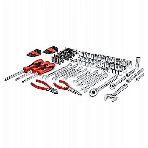 118-Pc. Mechanics SAE/Metric Socket Tool Set, 1/4, 3/8 & 1/2 In. Drive